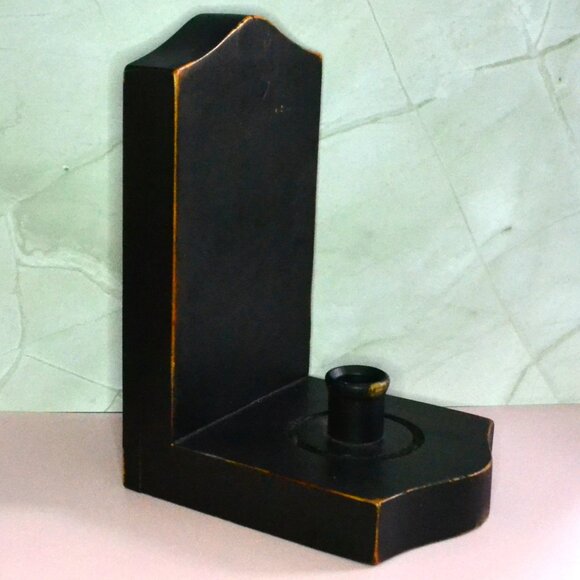 Vermont Wood Specialties Other - Wood Candleholder For Shelf Or Wall Home Decor Bookend Lighting Made Vermont